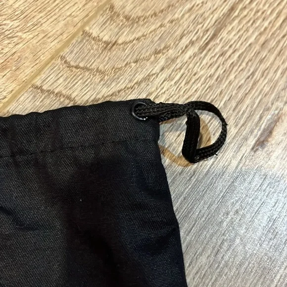 YSL Yves Saint Laurent Classic Black Pouch Dustbag Jewelry Belt Pouch 13X10 - Picture 3 of 6